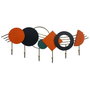 Wallity Mualla Gancho de pared de metal Multicolor
